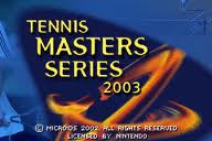 Tennis Masters Series 2003